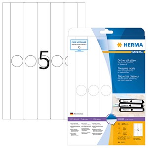 125 HERMA Hängeordneretiketten 5165 weiß