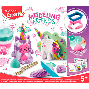 3154149072064 - maped Knete MODELING FRIENDS farbsortiert 5 Farben 4x 180 g und 1x 310 g & Zubehör 3154149072064 - maped Knete MODELING FRIENDS farbsortiert 5 Farben 4x 180 g und 1x 310 g & Zubehör