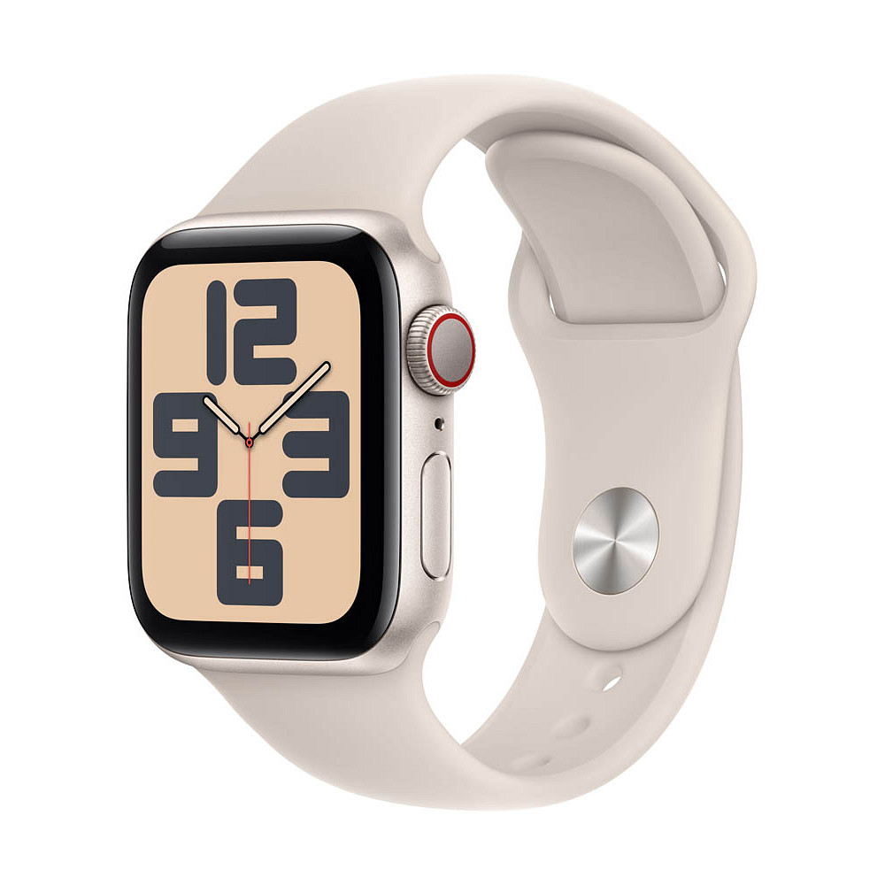 Apple Watch SE 40 polarstern >> M/L (GPS+Cellular) mm Sportarmband büroshop24