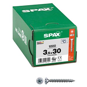 4003530106101 - Universalschrauben T20 Senkkopf WIROX 1191010350305 35 mm x 30 mm 4003530106101 1000 Stück