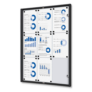 Showdown Displays Schaukasten Economy SCXS9xA4C9005, 9xA4, schwarz, magnetisch 8596052051760 Showdown Displays
