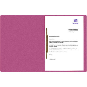 3045050411960 - Schnellhefter TOP FILE+ 400116202 A4 violett Karton 390g Vorderdeckel opak 3045050411960 Oxford