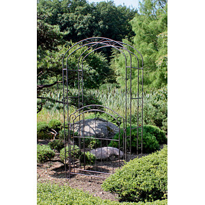 4041908090089 - Rankbogen mit Tor MAYON Metall braun Bogen 1150 x 2150 cm 4041908090089 Garden Pleasure 4041908090089 - Rankbogen mit Tor MAYON Metall braun Bogen 1150 x 2150 cm 4041908090089 Garden Pleasure