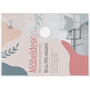 FolderSys Dokumententasche DIN A6 transparent glatt 0,20 mm, 1 St.