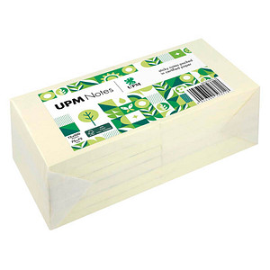 UPM Raflatac Haftnotizen 5654-01PG-12, 75x75mm, gelb, quadratisch 4044355793718 UPM Raflatac 12 Stück
