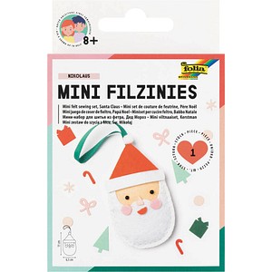 4001868109757 - Mini Filz-Nähset Filzinies 14-teilig Nikolaus
