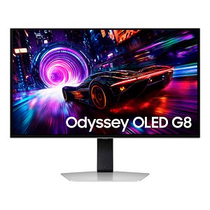 SAMSUNG Odyssey G81SF Monitor 68,6 cm (27,0 Zoll) silber