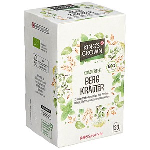 KING’S CROWN BERG KRÄUTER Bio-Tee 20 Teebeutel à 1,75 g