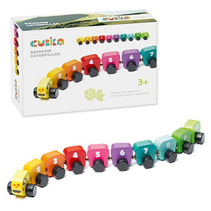 4823056515399 - Regenbogenraupe Lernspielzeug 4823056515399 CUBiKA