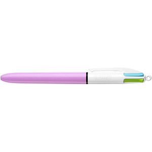 3086123458260 - BIC 4-Farben-Kugelschreiber 4-Colours Fun lila Schreibfarbe türkisblau pink hellgrün lila 1 St 3086123458260 - BIC 4-Farben-Kugelschreiber 4-Colours Fun lila Schreibfarbe türkisblau pink hellgrün lila 1 St