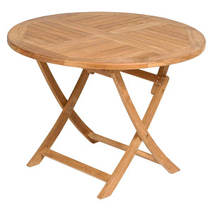 Sunny Smart® Gartentisch York teakfarben rechteckig 100,0 x 100,0 x 75,0 cm