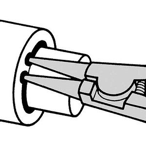 4003773024996 - 46 10 A5 Seegeringzange Passend für (Seegeringzangen) Außenringe 122-300 mm Spitzenform (Details) gerade 4003773024996 - 46 10 A5 Seegeringzange Passend für (Seegeringzangen) Außenringe 122-300 mm Spitzenform (Details) gerade