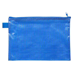 VELOFLEX Reißverschlussbeutel DIN A5 blau 0,26 mm, 1 St.