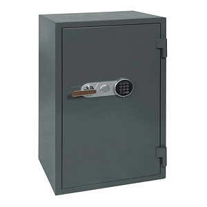 8713032139441 - Tresor FRS 75 Feuerwiderstand LFS 60P nach EN 15659 Sicherheitsstufe S 2 Elektronikschloss 1 Fachboden & 1 ausziehbare Schublade B 485 x T 450 x H 792 mm lichtgrau RAL 7035