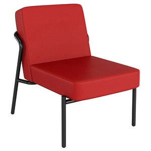 meet powered by Paperflow Sessel MEDSO S rot schwarz Kunstleder 3660141963908 meet powered by Paperflow