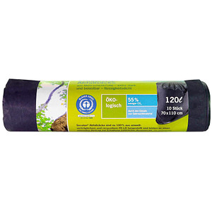 4260123533298 - Schwerlastsäcke 9100000839 Secolan blau 120 Liter offen extrastark 4260123533298 10 Stück