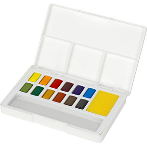 6933256658005 - 12 FABER-CASTELL Aquarellfarben farbsortiert 6933256658005 Faber-Castell