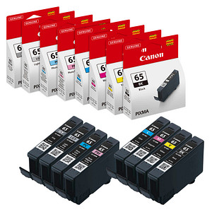 4260473788843 - CLI-65BK C M Y PC PM GY LGY schwarz cyan magenta gelb Foto cyan Foto magenta grau hellgrau Druckerpatronen 8er-Set 4260473788843 - CLI-65BK C M Y PC PM GY LGY schwarz cyan magenta gelb Foto cyan Foto magenta grau hellgrau Druckerpatronen 8er-Set