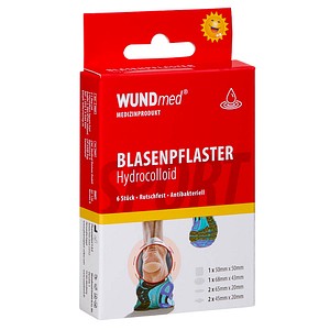 WUNDmed® Blasenpflaster Sport 02-126 transparent, 6 St.