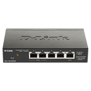 0790069453298 - D-Link DGS-1100-05PDV2 Netzwerk-Switch Managed Gigabit Ethernet (10 100 1000) Power over Ethernet (PoE) Schwarz