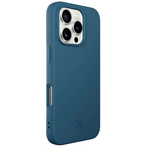 4260750597243 - Bio Case Handy-Cover für Apple iPhone 16 Pro navy 4260750597243 WOODCESSORIES