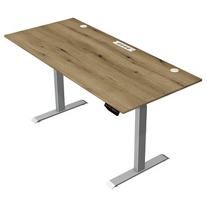 4044917451322 - Move 1 plus elektrisch höhenverstellbarer Schreibtisch asteiche rechteckig T-Fuß-Gestell grau 1800 x 800 cm 4044917451322 Ker
