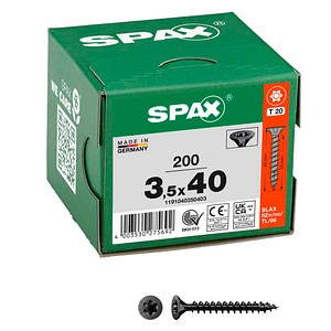 4003530275692 - Universalschrauben T20 Senkkopf BLAX 1191040350403 35 mm x 40 mm 4003530275692 200 Stück
