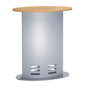 Infostand silber DIN A4, 1/3 DIN A4