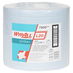 WYPALL L20 EXTRA+ Putztuchrolle blau 500 Blatt