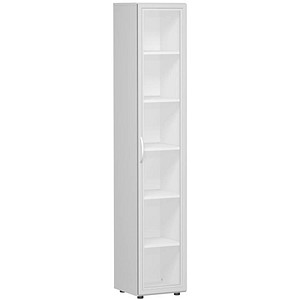 geramöbel Flex Aktenschrank Glas/grau