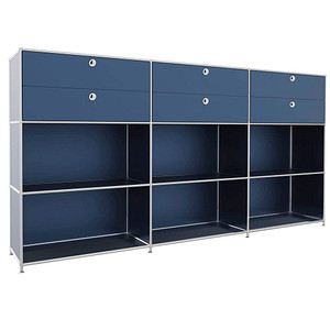 viasit Sideboard System4, 83916 violettblau 227,9 x 40,4 x 118,2 cm, 1 St.