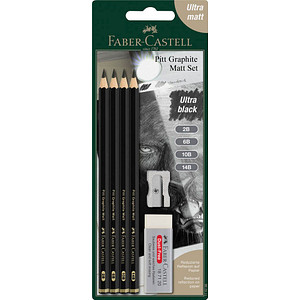 4005401152989 - Pitt Graphite Bleistift-Set 2B schwarz 1 Set 4005401152989 Faber-Castell 4005401152989 - Pitt Graphite Bleistift-Set 2B schwarz 1 Set 4005401152989 Faber-Castell