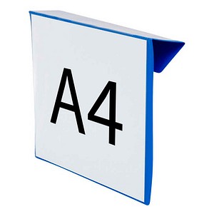 EICHNER Sichttaschen DIN A4 quer blau glatt, 50 St.