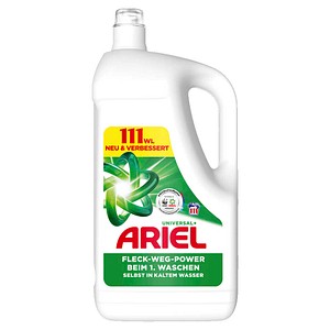Ariel Flüssigwaschmittel, 111 Wäschen, Universal+, Fleck-Weg-Power Beim 1. Waschen, Selbst In Kaltem Wasser - Image 2