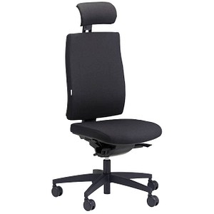 ORIGINAL STEIFENSAND Bürostuhl Ceto Comfort, CT 43501S2 250 Stoff schwarz, Gestell schwarz