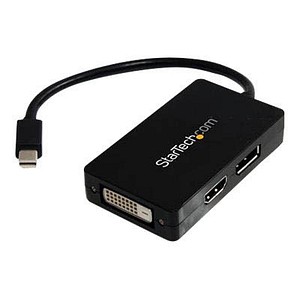 StarTech.com Mini-DisplayPort/DVI, DisplayPort, HDMI Adapter MDP2DPDVHD 15,0 cm schwarz, 1 St.