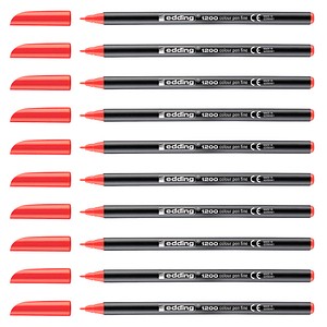 4004764432462 - 1200 Filzstifte rot 4004764432462 10 Stück