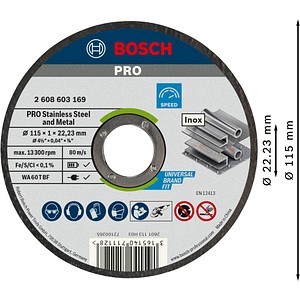 3165140668866 - AKTION 10 BOSCH Trennscheiben Standard for Inox mit Prämie nach Registrierung 3165140668866 - AKTION 10 BOSCH Trennscheiben Standard for Inox mit Prämie nach Registrierung