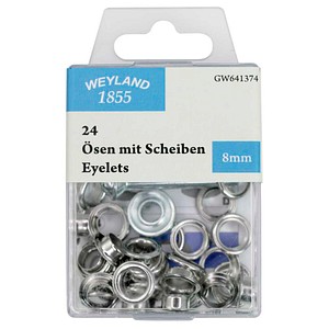 4040881840766 - Ösen mit Scheiben 80 mm 24 St