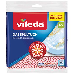 Spültuch mit 30 Prozent Microfaser (6 Stk) - Vileda
