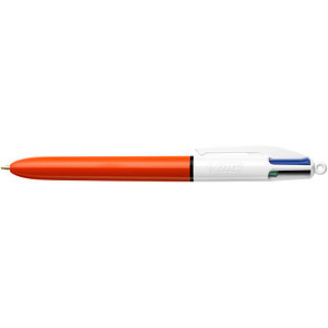 0070330101760 - BIC 4-Farben-Kugelschreiber Original orange weiß Schreibfarbe schwarz blau rot grün 1 St 0070330101760 - BIC 4-Farben-Kugelschreiber Original orange weiß Schreibfarbe schwarz blau rot grün 1 St