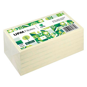 UPM Raflatac Haftnotizen 5655-01PG-6, 125x75mm, gelb, rechteckig 4044355793756 UPM Raflatac 6 Stück