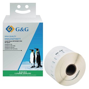 6934974115986 - Etiketten Rolle Kompatibel ersetzt DYMO 11354 S0722540 57 x 32 mm Papier Weiß 1000 St Permanent Universal-Etiketten 14980