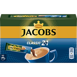 JACOBS 2in1 Instantkaffee mild 10 St.
