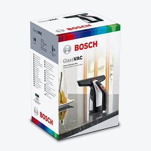 3165140920148 - Akku Fenstersauger GlassVAC (20 Ah Akku 36 Volt Sprühflasche mit Mikrofasertuch 2 Aufsätze Handschlaufe) - Bosch
