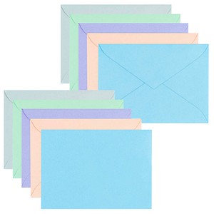 9002222160259 - Briefumschläge DIN B6 ohne Fenster farbsortiert nassklebend 9002222160259 10 Stück
