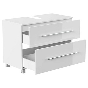 4251982676615 - Mondial Universal Unterbau auf Standfüßen 85 cm SoftClose weiss hochglanz