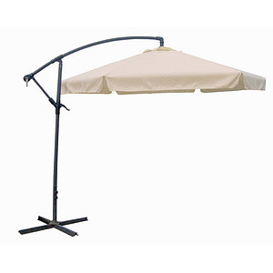 Garden Pleasure Sonnenschirm sechseckig, creme neigbar Ø 300,0 cm