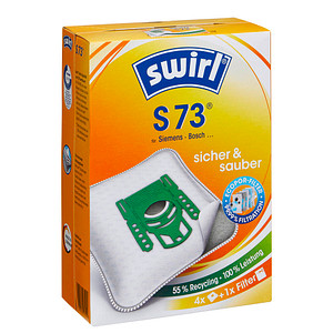 4006508193295 - Staubsaugerbeutel S 73 MicroPor Plus AirSpace 4 Stück + 1 Filter 4006508193295 529473 4 Stück 4006508193295 - Staubsaugerbeutel S 73 MicroPor Plus AirSpace 4 Stück + 1 Filter 4006508193295 529473 4 Stück