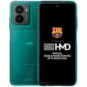 HMD Fusion Casual Outfit Handy-Cover für HMD Fusion cyan